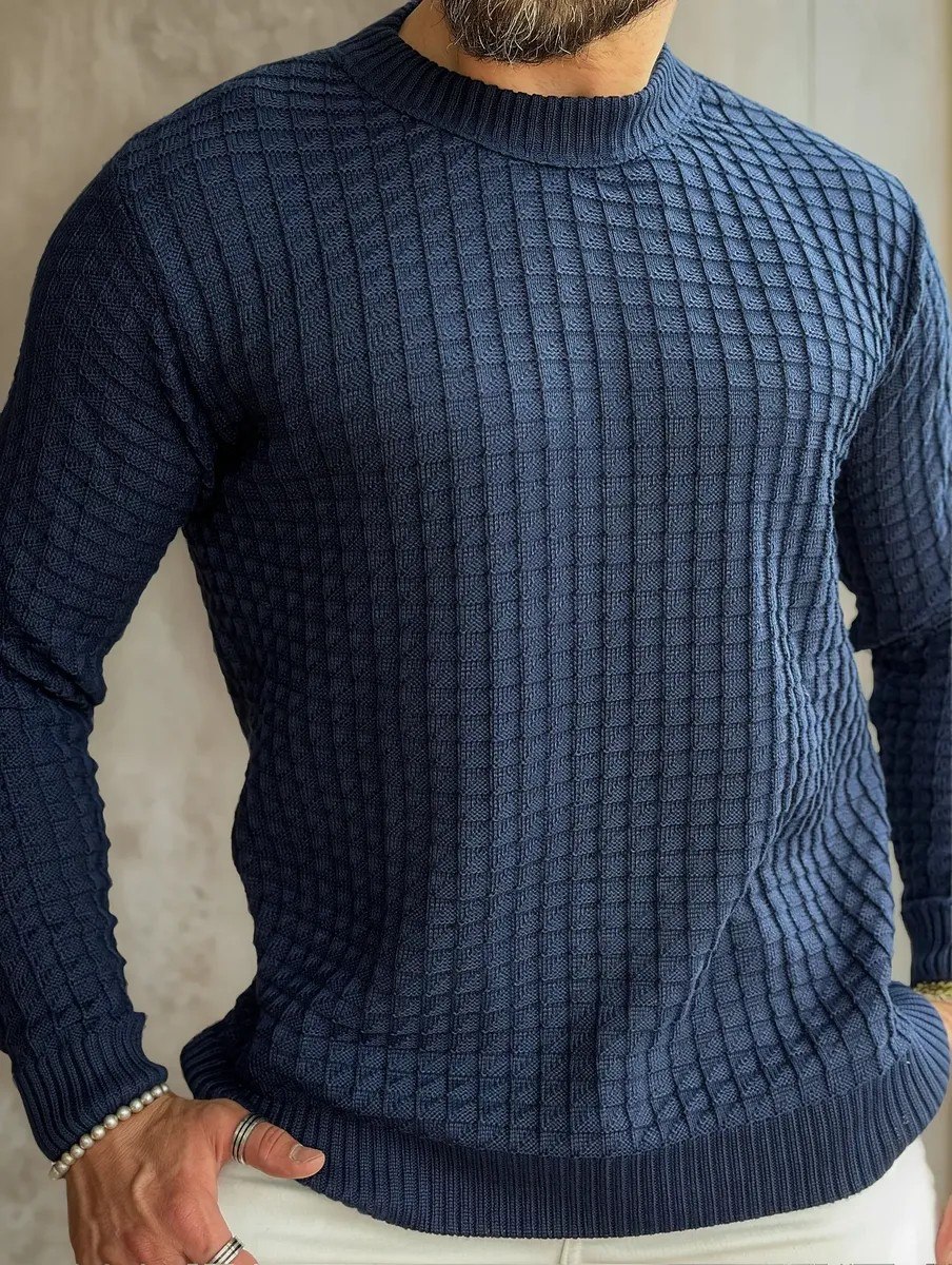 roupas blusa de frio suéter masculino lã tricot