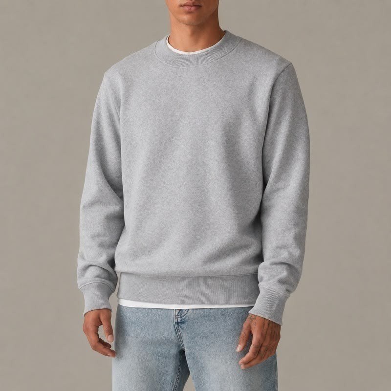 roupas blusa moletom gola redonda masculino 12 cores