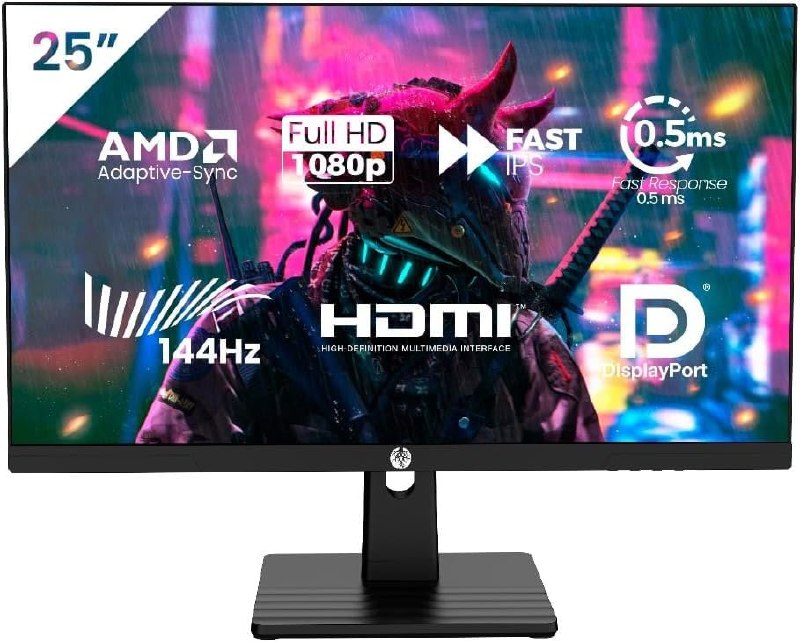 monitores haiz monitor gamer 25 144hz 0.5ms 1920x1080 adaptive sync fhd