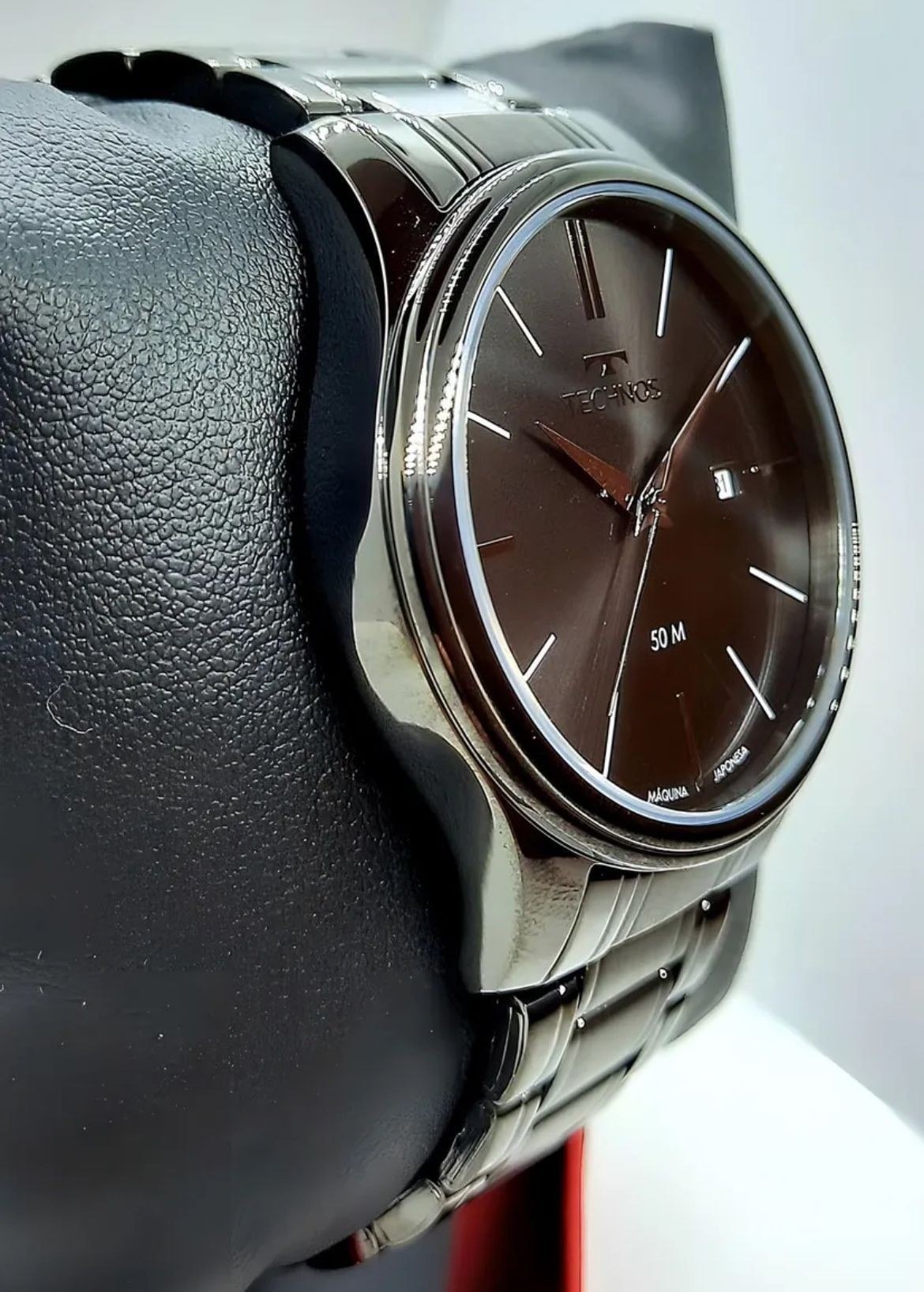 relógios technos masculino quartzo grafite 42mm