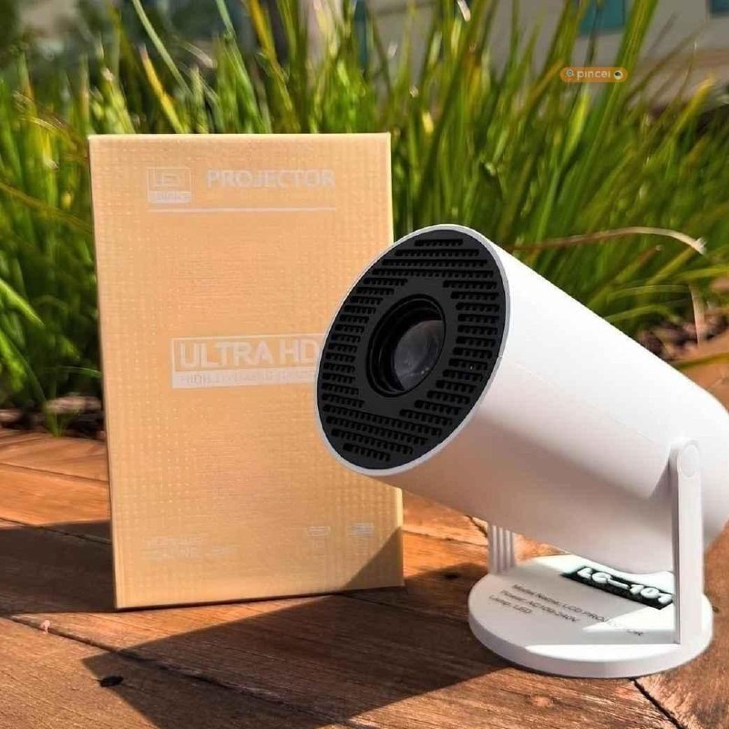 🛒 Projetor Portátil 4k Hd Android 11.0 Smart Wifi 5g Bluetooth Branco 127/220v
