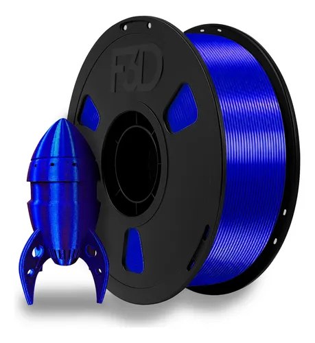 acessórios para impressão 3d filamento pla silk azul royal