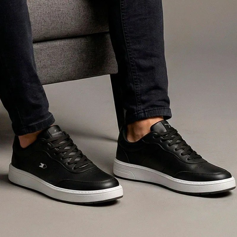 sapatos sandrini sapatênis ivory masculino casual estilo confortável