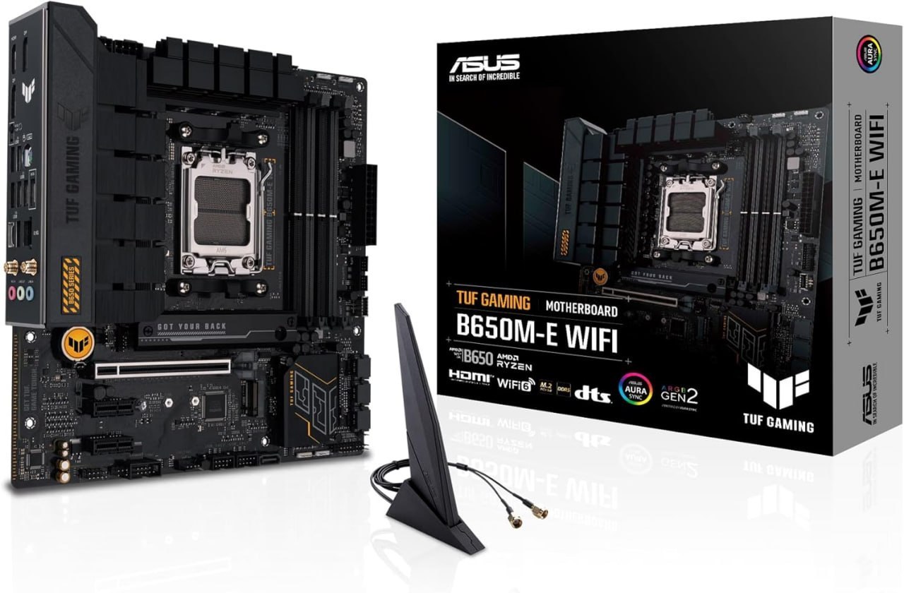 placa mãe asus tuf gaming b650m-e wifi b650