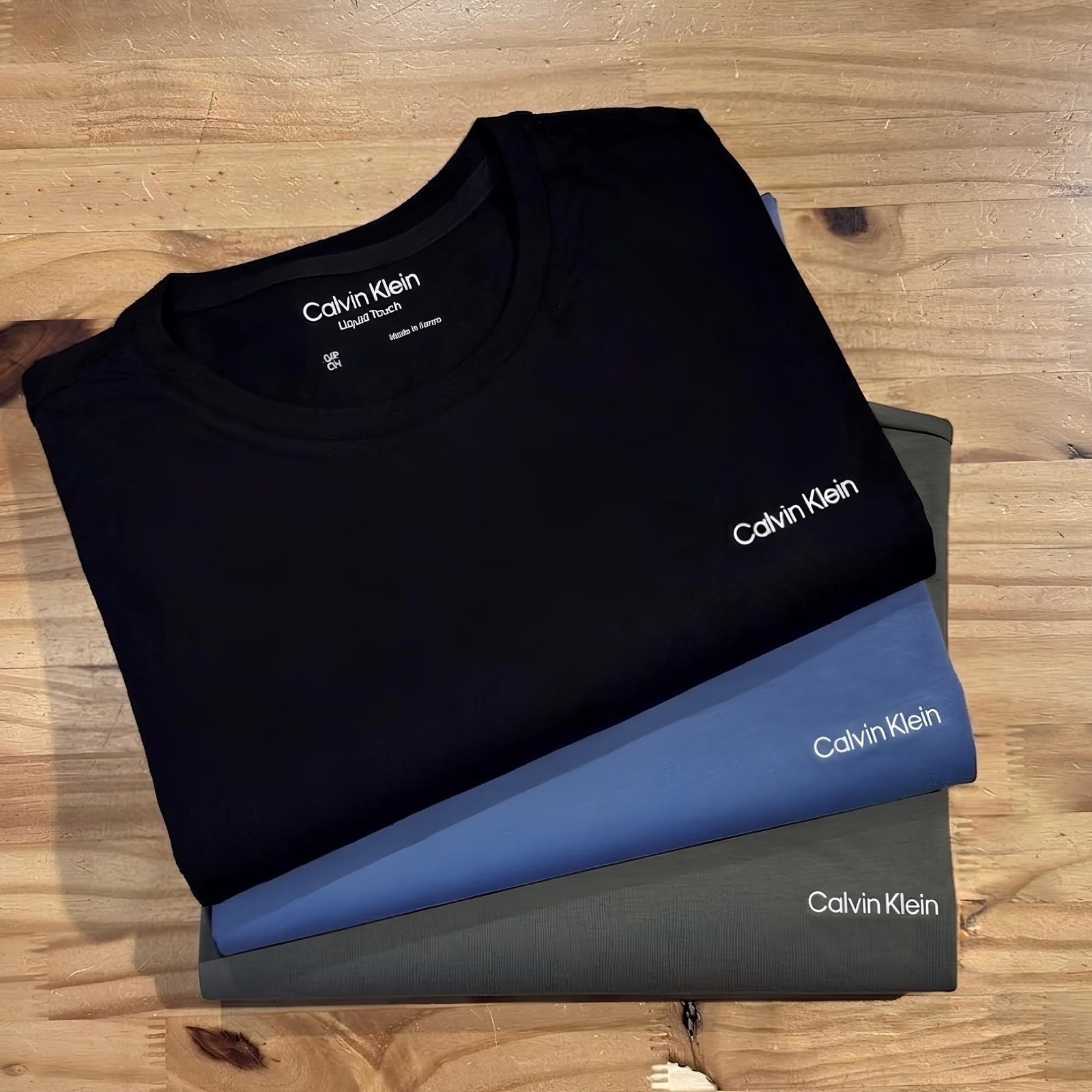 roupas calvin klein kit 3 camisetas masculinas