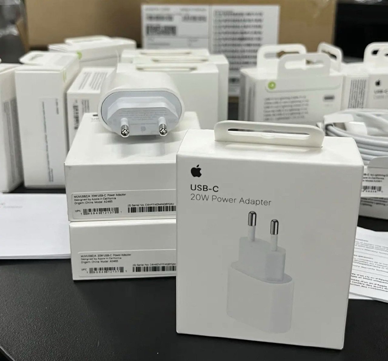 acessórios apple adaptador de corrente usb-c 20w