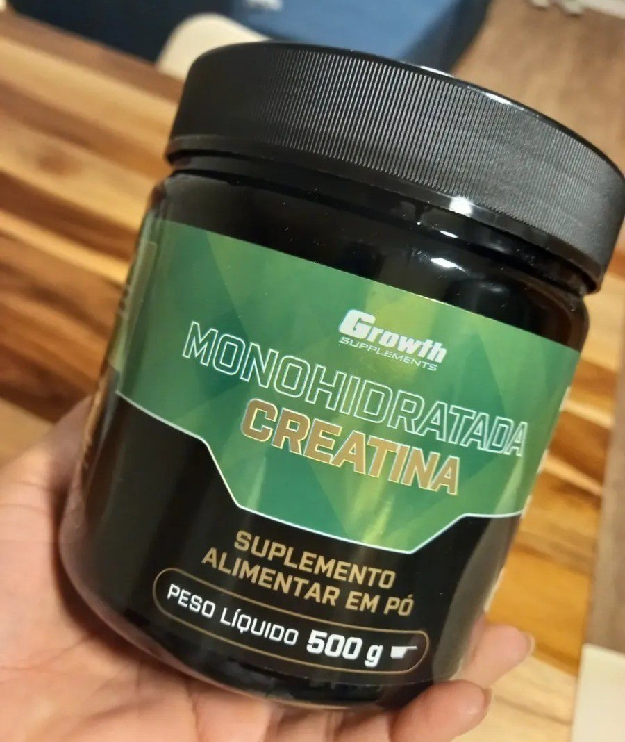 suplementos growth supplements creatina monohidratada 500g