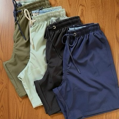 roupas ckrass short tactel masculino bermuda praia casual academia bolso