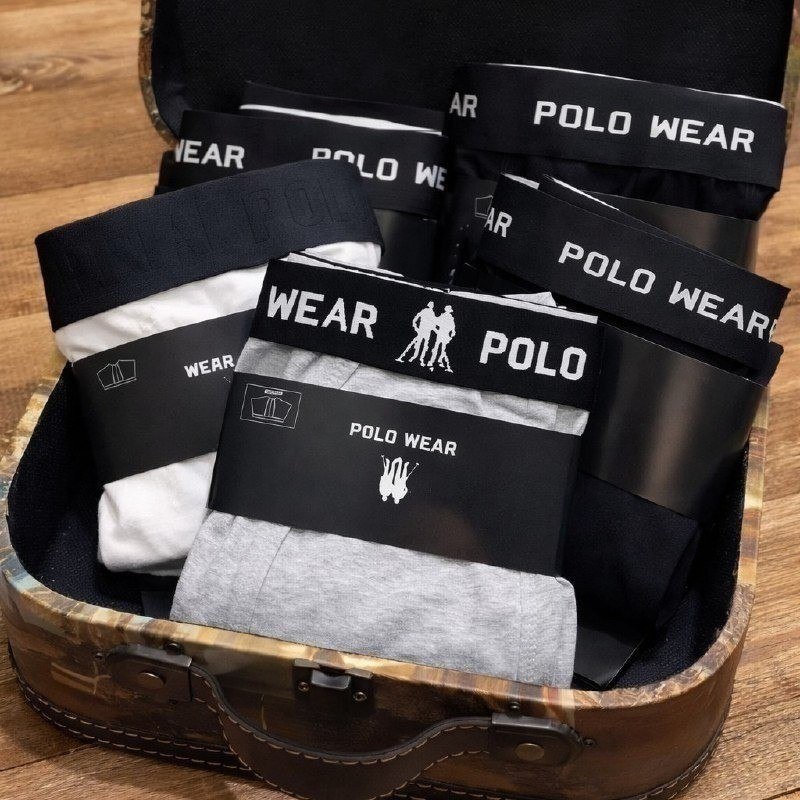 roupas polo wear cuecas algodão kit 10 sortido