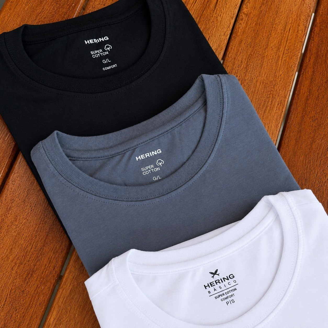 roupas hering camisetas masculinas basica algodao kit 5