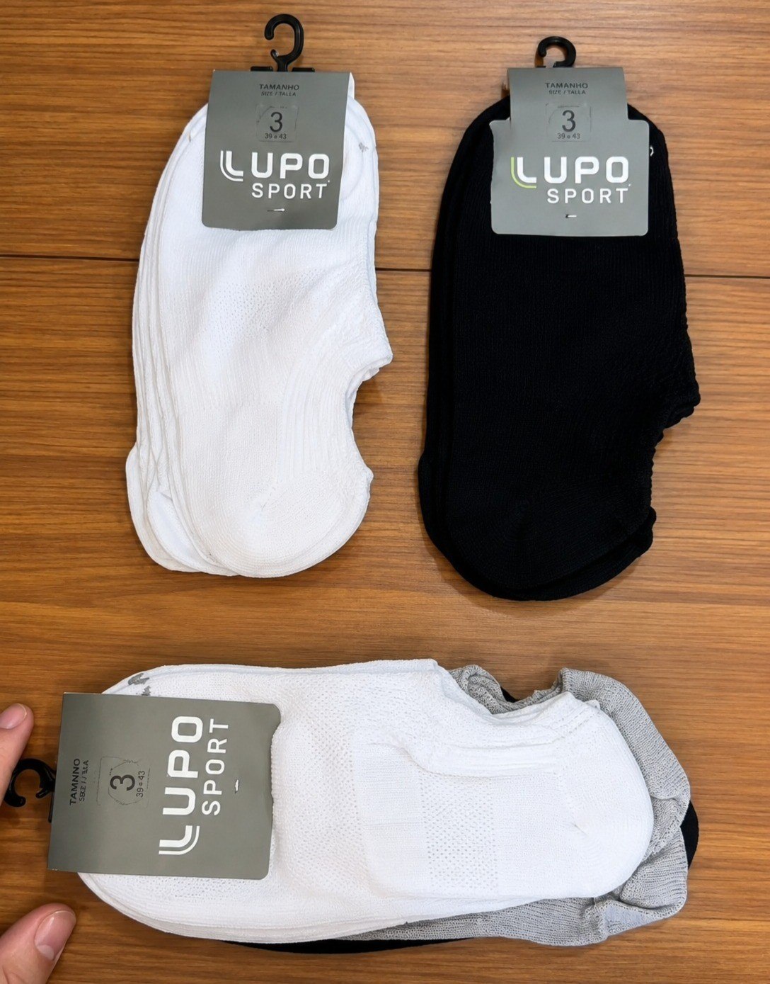 roupas lupo sport meia soquete kit com 6 pares