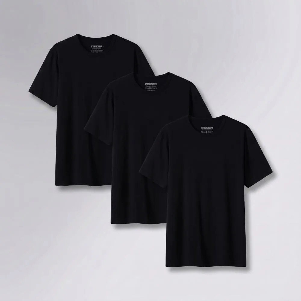 roupas insider kit 3 camisetas light t-shirt