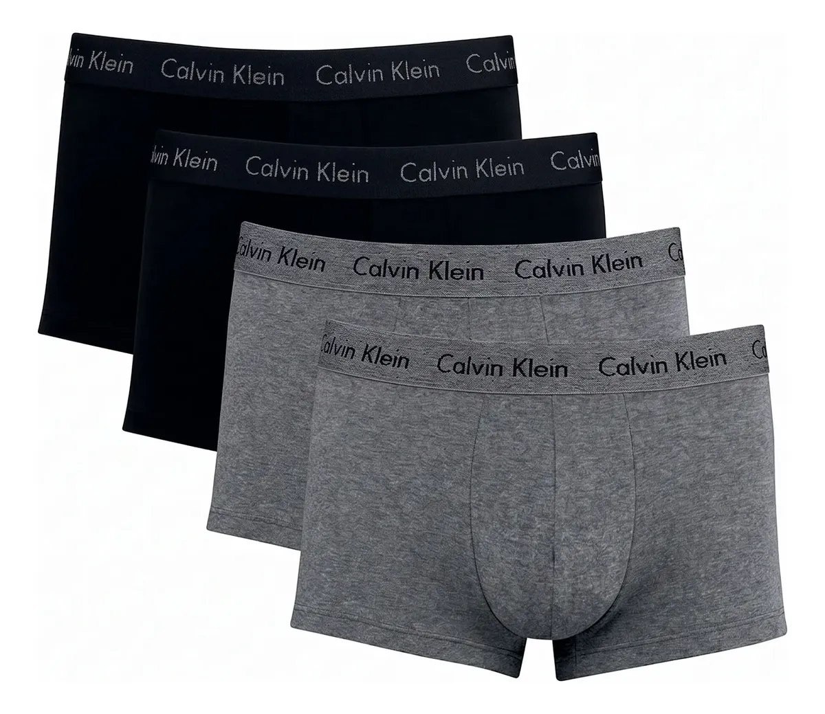 roupas calvin klein cuecas boxer cotton kit com 4 10 liso m