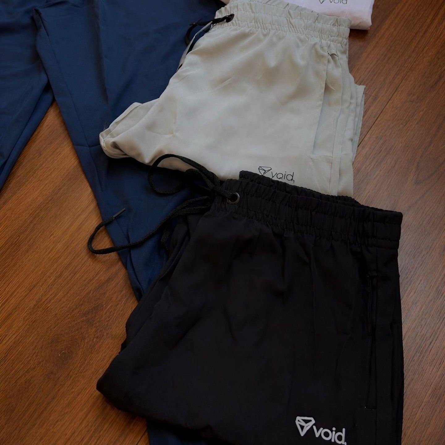 roupas calças jogger kit 3 masculinas tactel elastano ziper