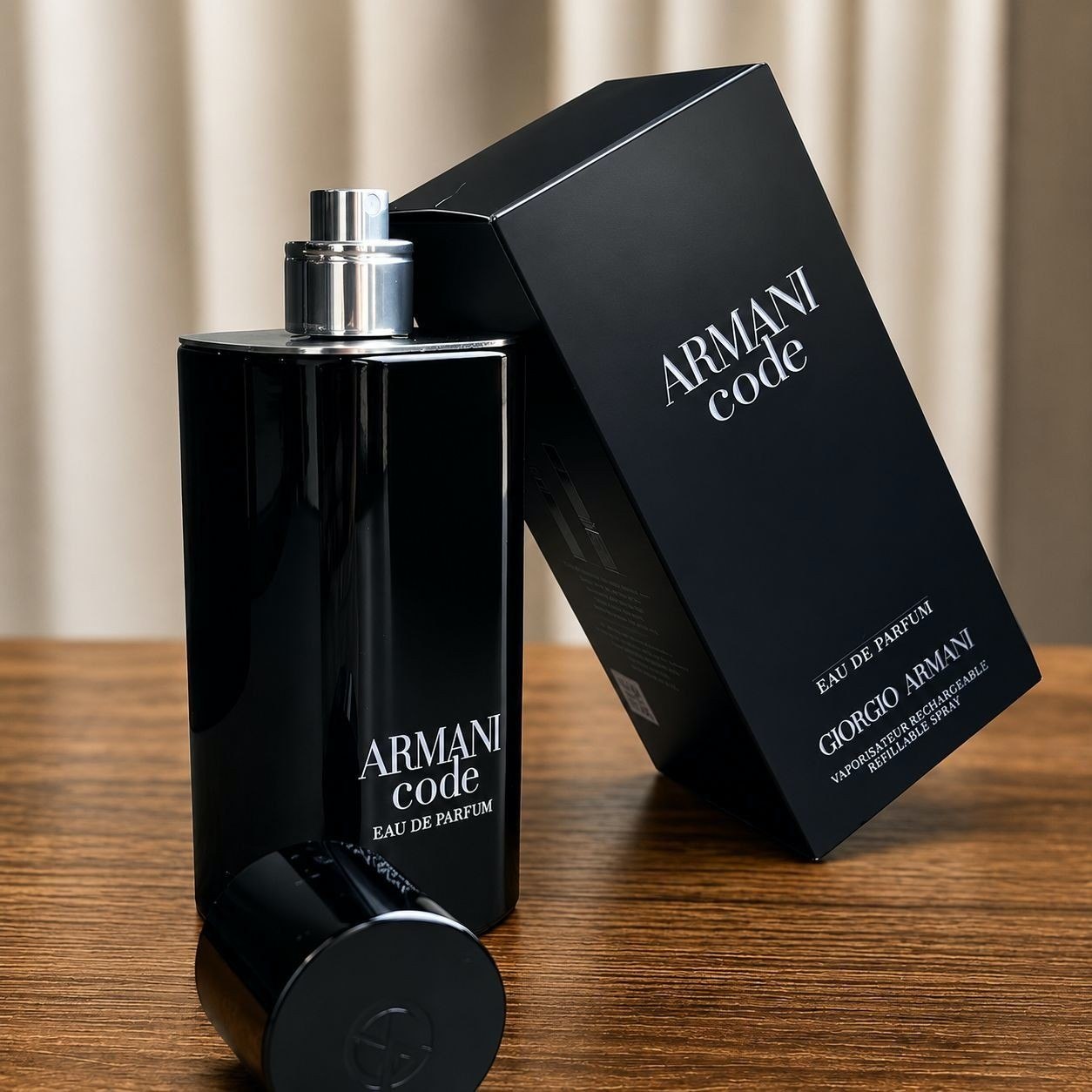 perfumaria armani armani code eau de toilette refilável 75ml