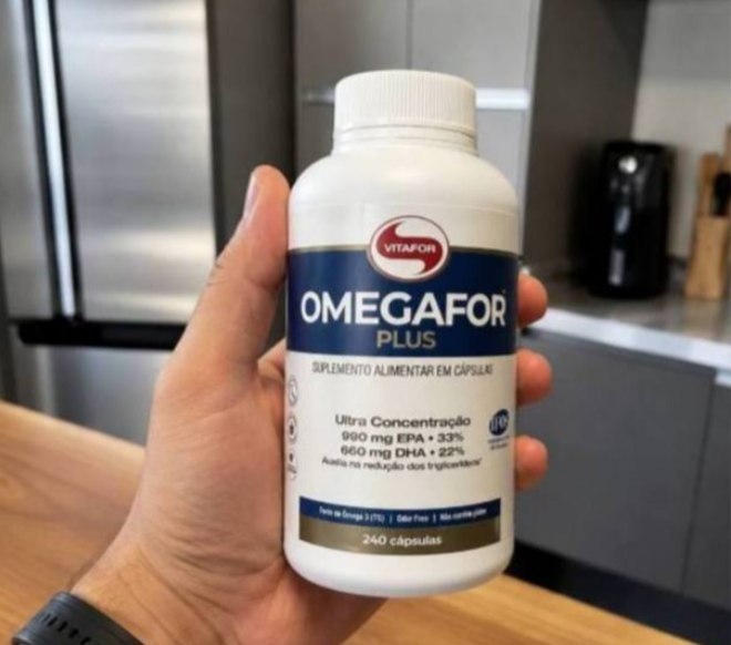 suplementos vitafor omegafor plus omega 3 120 cápsulas sem sabor