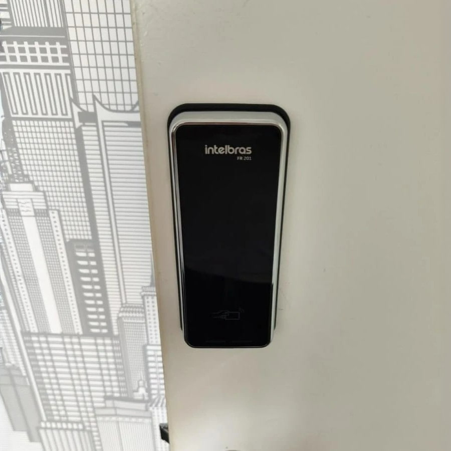 fechadura digital intelbras fr201 preto sobrepor