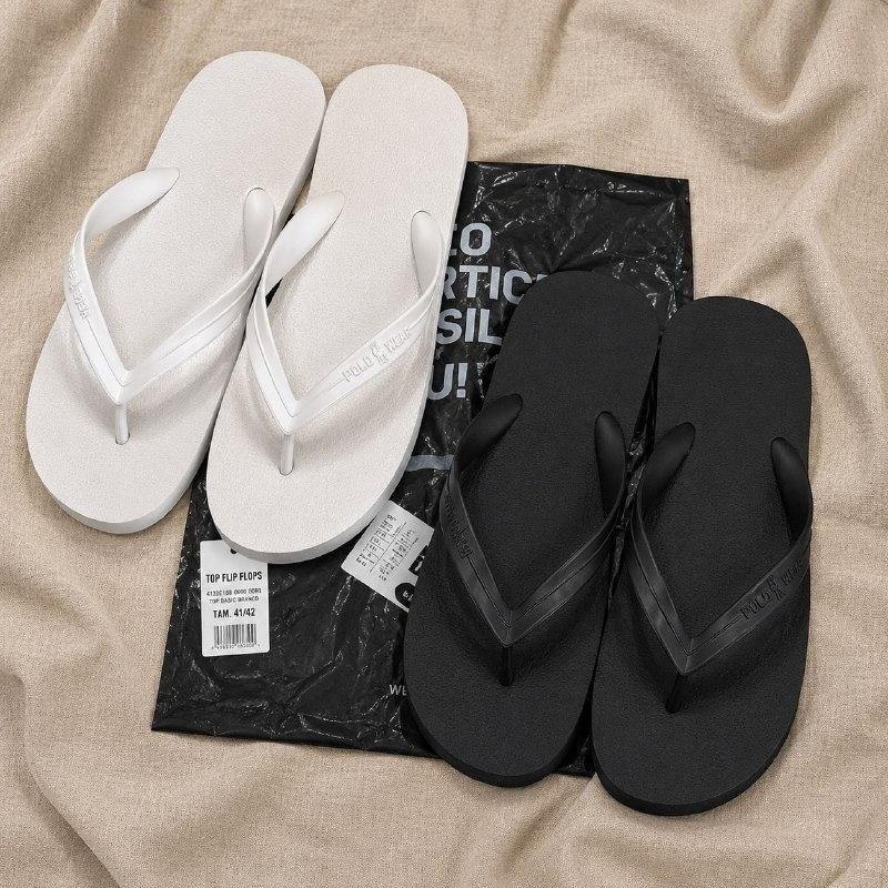 roupas polo wear chinelos antiderrapantes kit 2 sortido