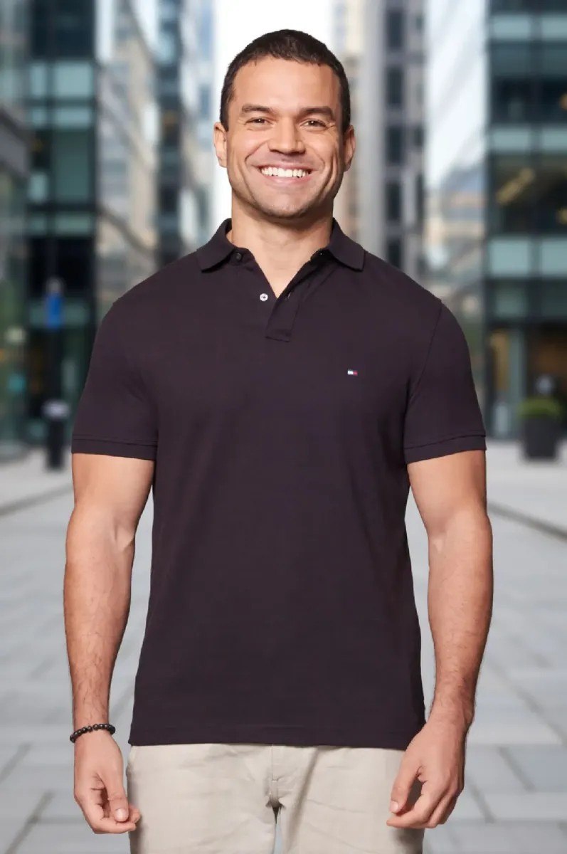 roupas tommy hilfiger camisa polo masculino 1985 regular