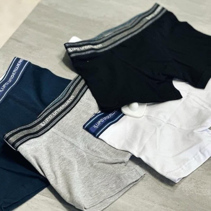 roupas lupo kit 4 cuecas boxer algodão confortável