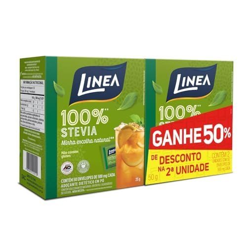 Linea Kit Adoçantes Stevia Pó 100% Natural