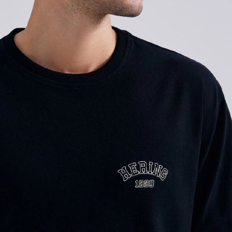 roupas hering camiseta masculina relaxed manga curta com bordado