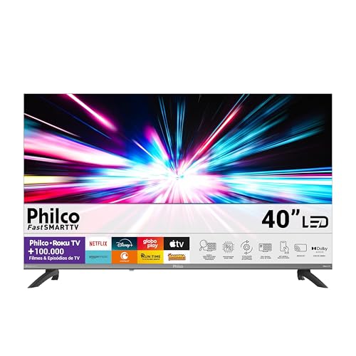 tv philco p40cra 40 roku tv hdr10 dolby áudio