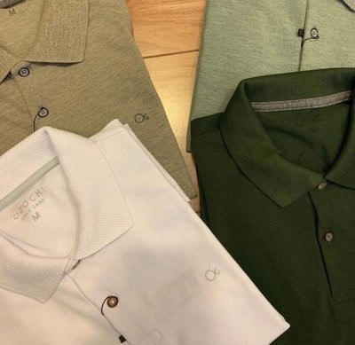 roupas ogochi camisa gola polo social masculina slim algodão casual
