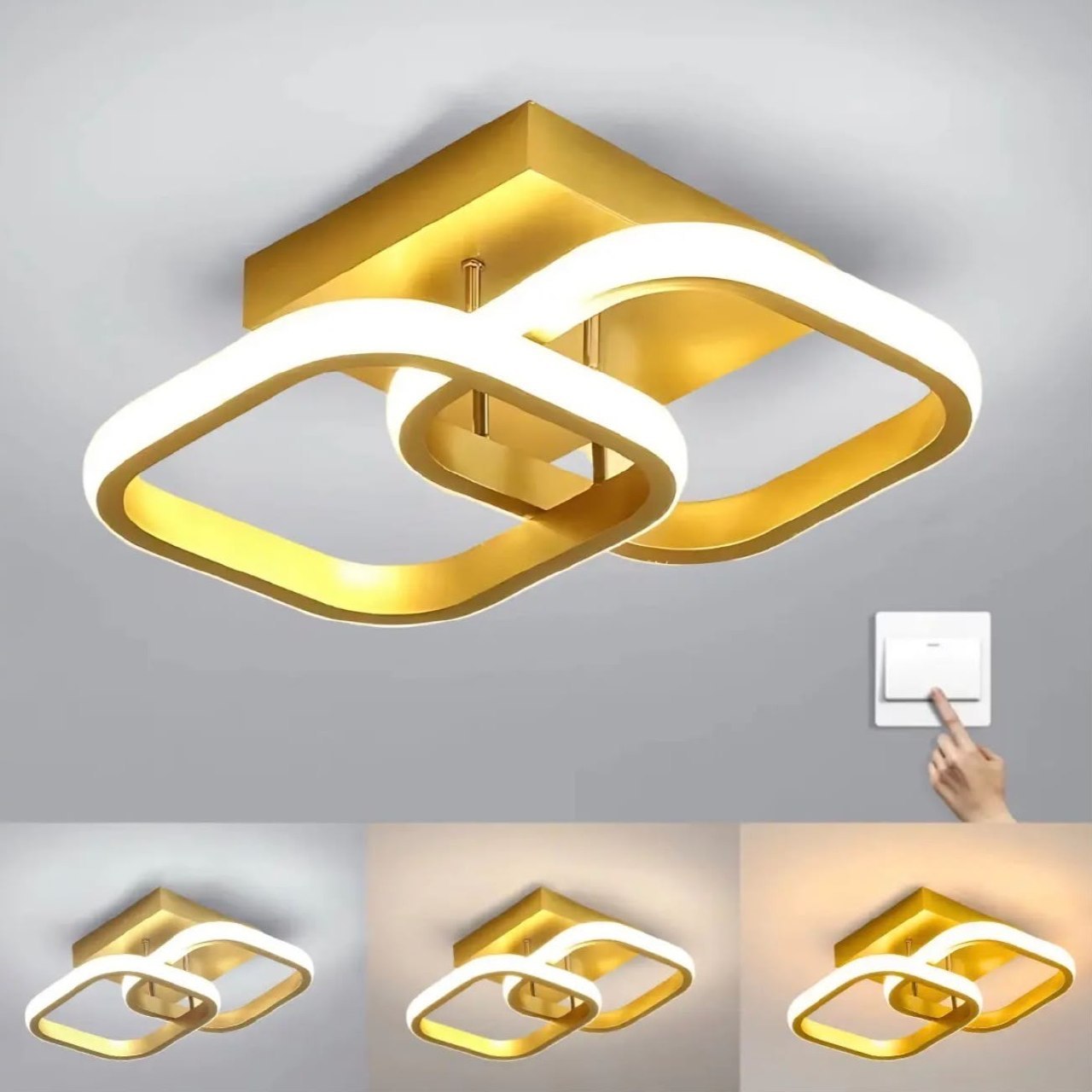 eletrodomésticos luminária de led sobrepor moderna elegante