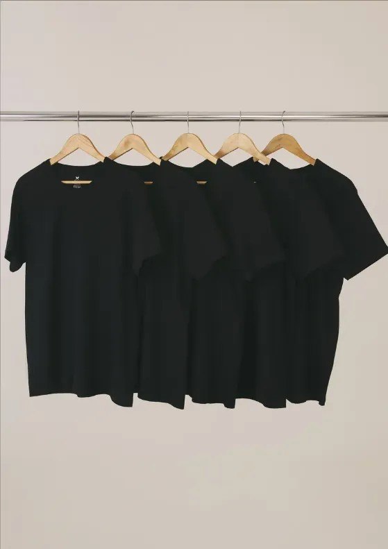 roupas hering camiseta básica masculina algodão kit 5