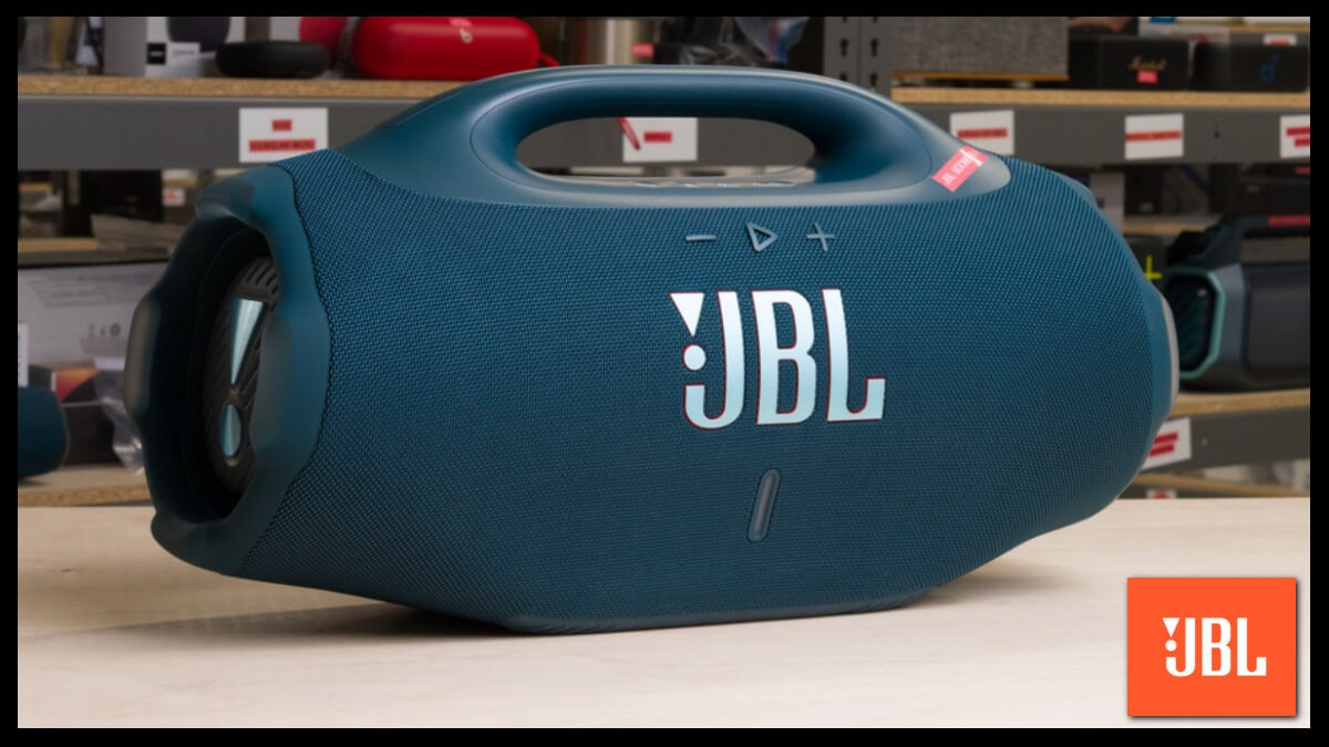 caixa de som jbl boombox 4 210w azul bivolt