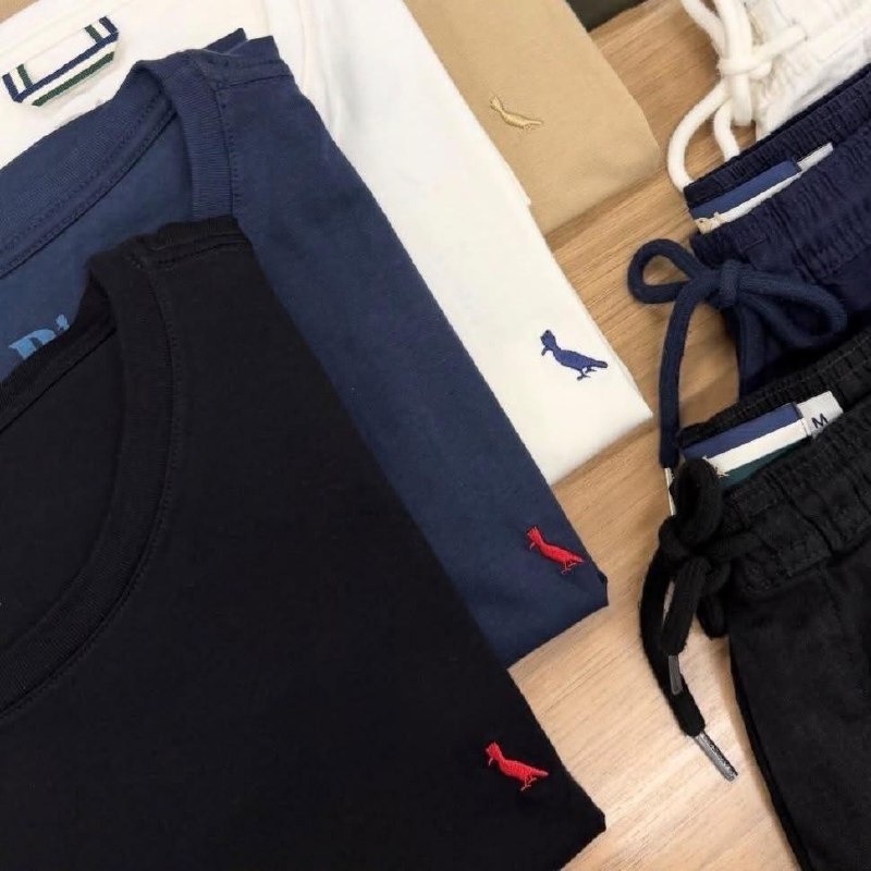 roupas reserva kit 3 camiseta basicas brasa e gota pica pau bordado