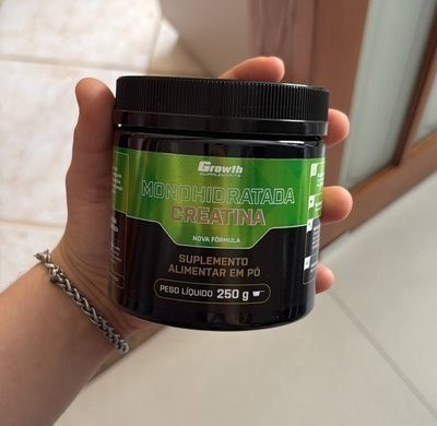 suplementos growth supplements creatina monohidratada 250g sem sabor