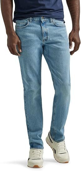 Lee Calça jeans masculina lendária atlética afunilada