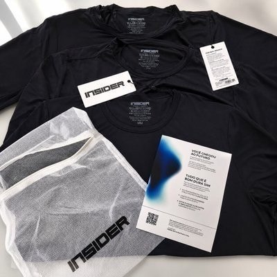 roupas insider kit 3 camisetas light t-shirt insider