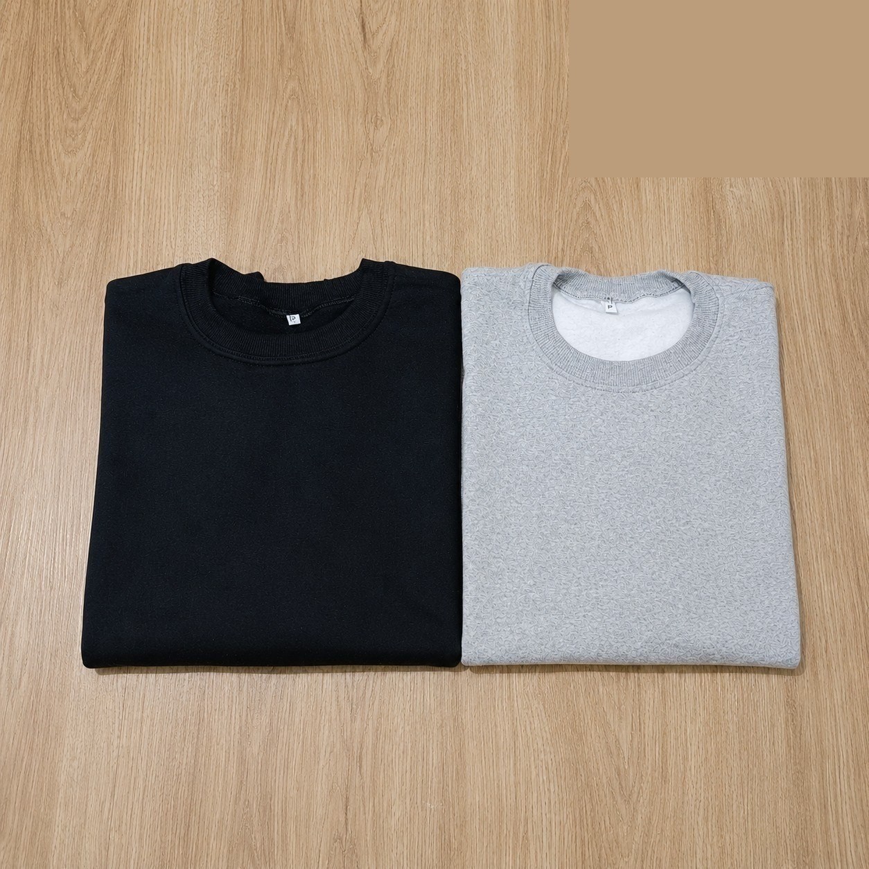 roupas blusa moletom masculino gola careca kit 2 algodão premium