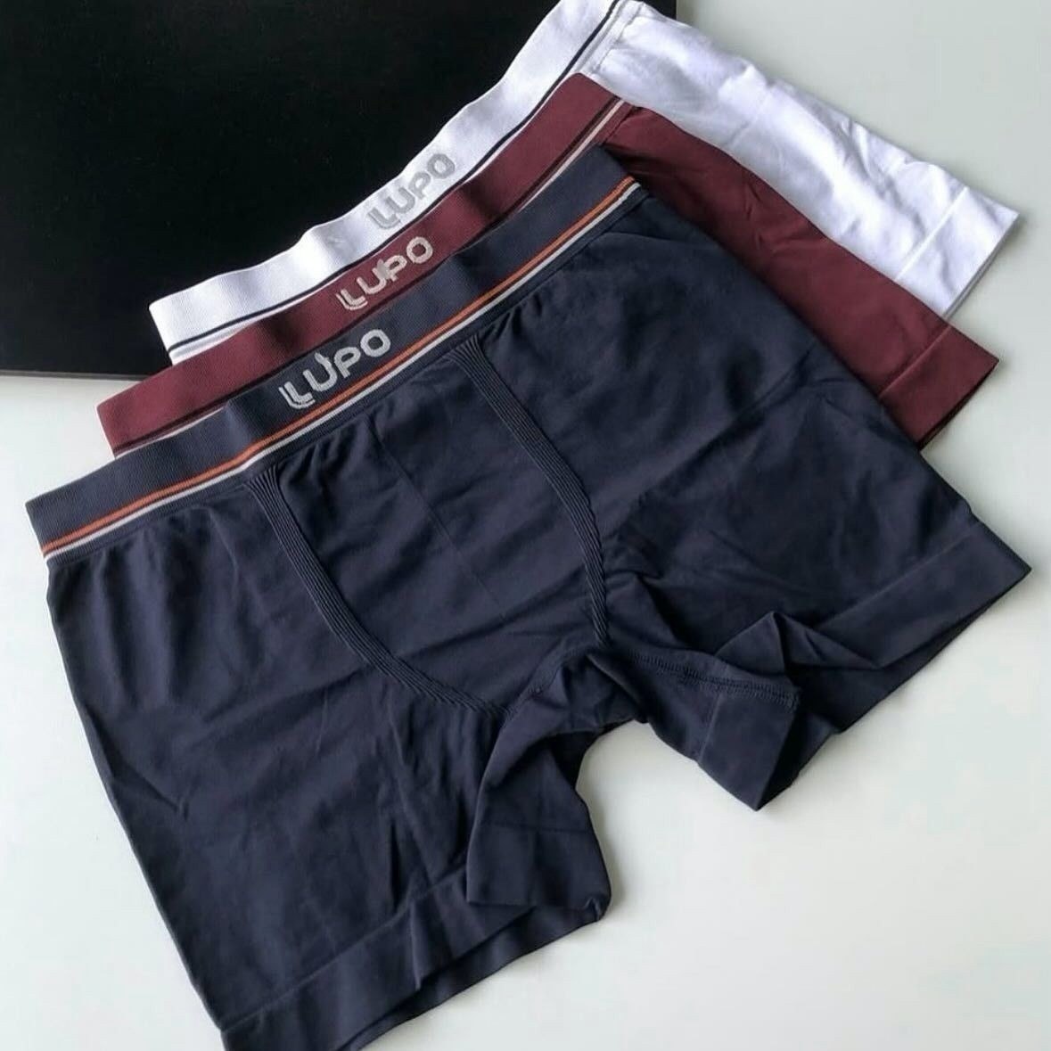 roupas lupo boxer box sem costura basic microfibra kit 6