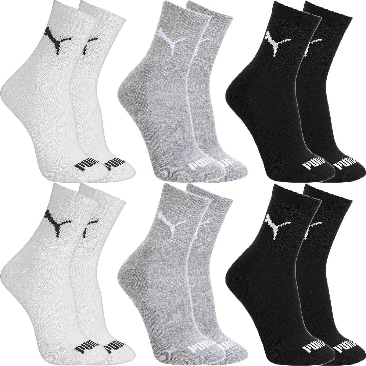 moda puma meias cano médio alto atoalhada