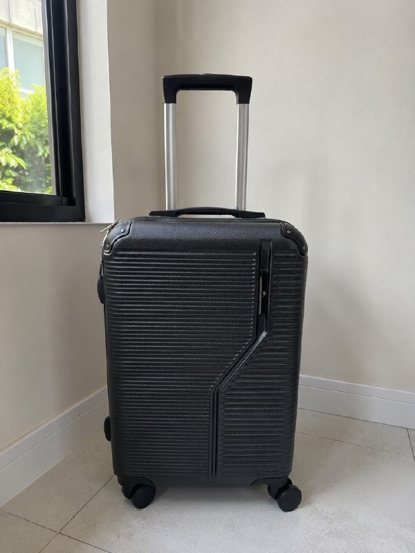 🛒Mala Viagem/bordo 10kg Rodas Dupla 360° Cadeado Acoplado - P Cor Preto 8130