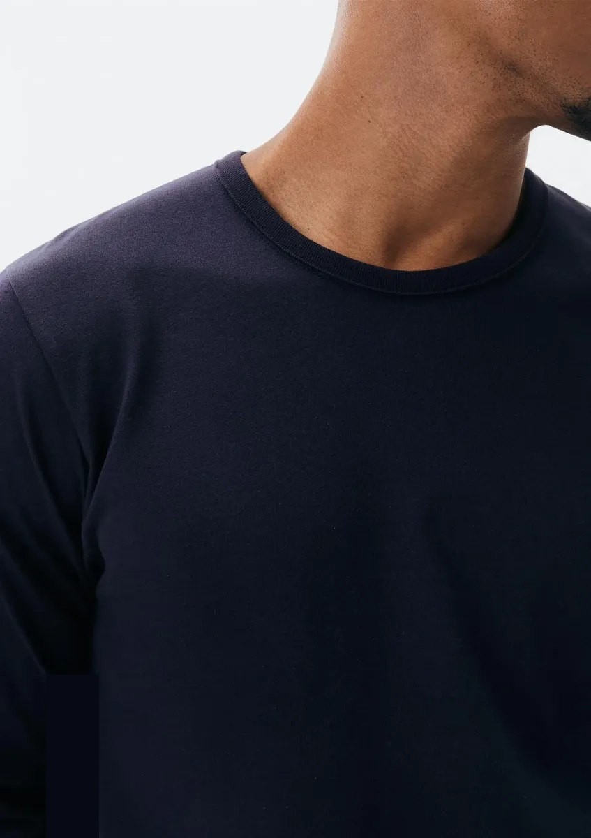 camiseta hering manga longa slim