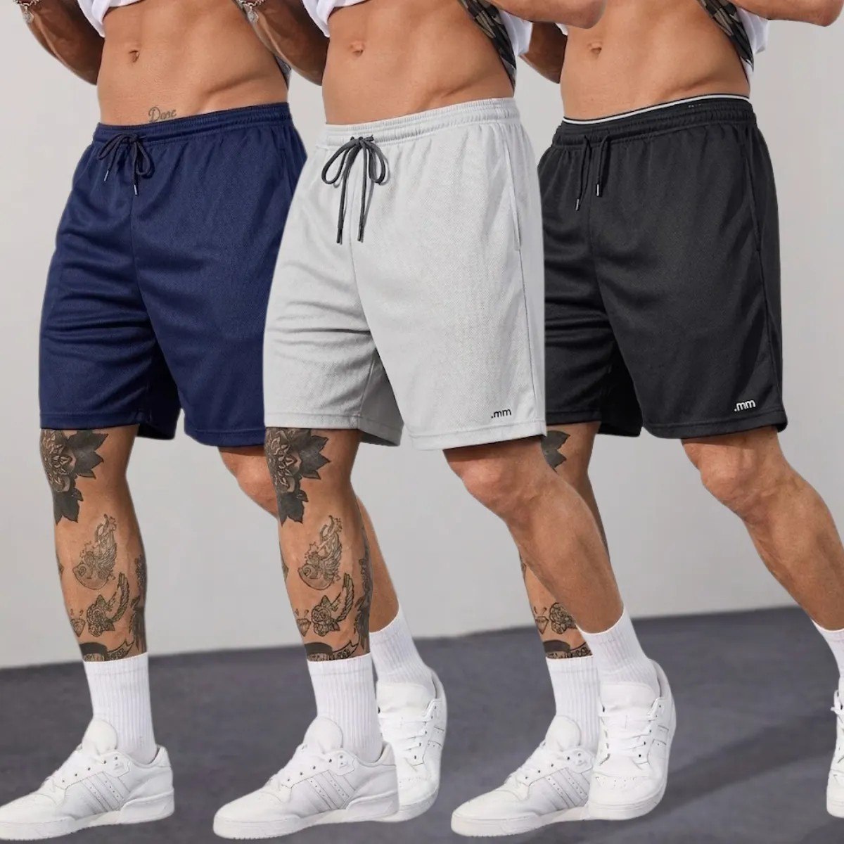 roupas bermuda futebol kit3 short futebol