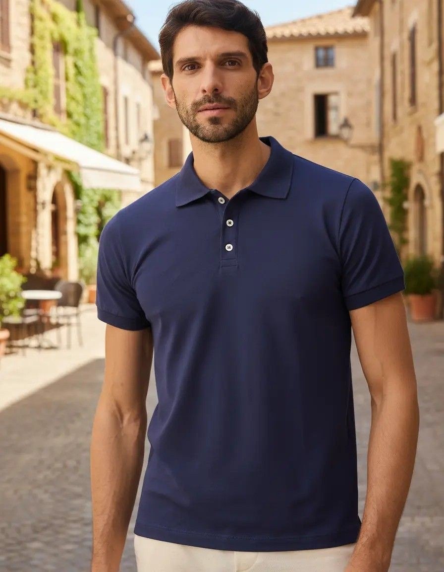roupas opus polo básica masculina algodão pima
