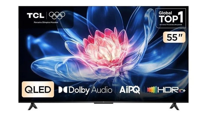 TV TCL 55T6C 55" 4K QLED Google TV