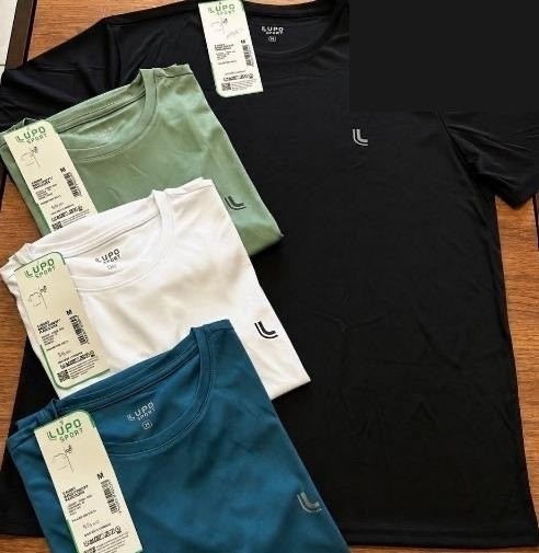 roupas lupo camiseta dry masculina fit básica kit 2