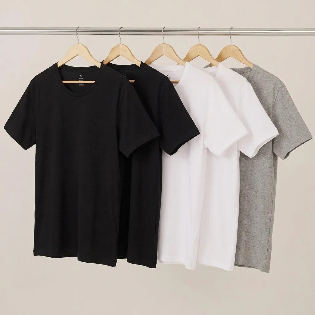 roupas hering camiseta masculina basica kit 5 algodao