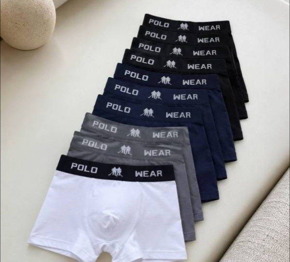 roupas polo wear cuecas boxer lisa kit 10 sortido