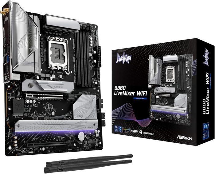 ASRock B860 Live Mixer WiFi 6E LGA1851 DDR5 ATX