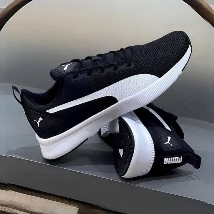 Tênis Flyer Runner Mesh Bdp Puma Preto E Branco Liso 43 Br