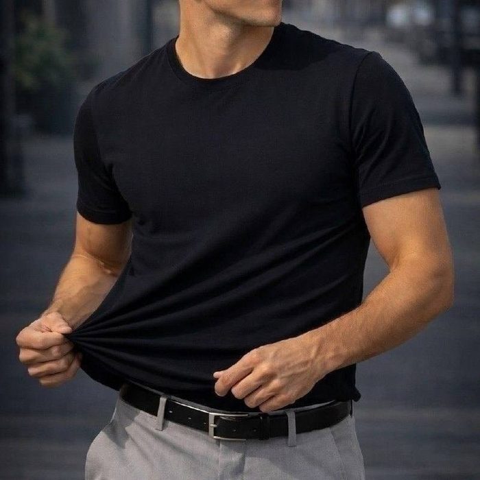 Kit 2 Camiseta Masculina Malha Peruana Premium