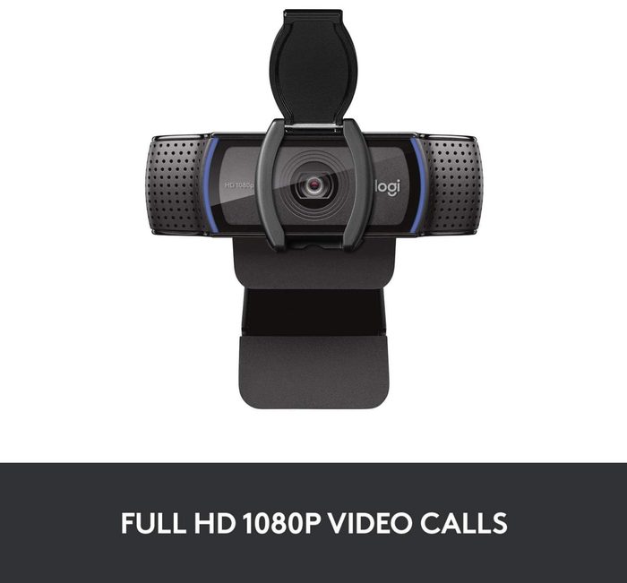 📹 Logitech C920s Full HD 1080p - Microfone e Tampa Privacidade - Preto